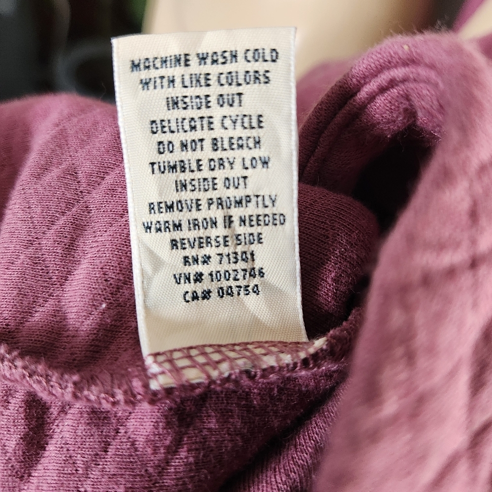 L.L. BEAN Women's Soft Cozy Light‎ Quilted Hooded Tunic Jacket Mauve Medium - Picture 13 of 16